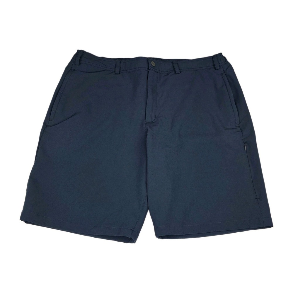 Mack Weldon Shorts Mens XL Blue Performance Chino Tech Stretch Waist Golf